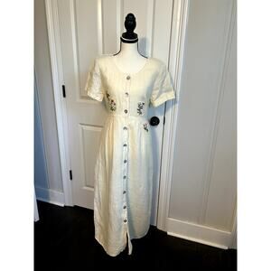 Nina Piccalino Yellow Dress, size 10